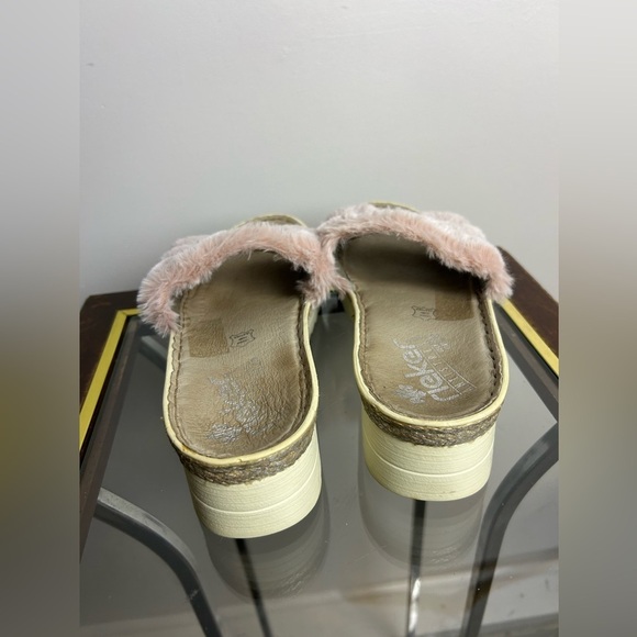 Rieker Antistress Sandal Fuzzy pink girl Size 39 platform - Picture 9 of 15